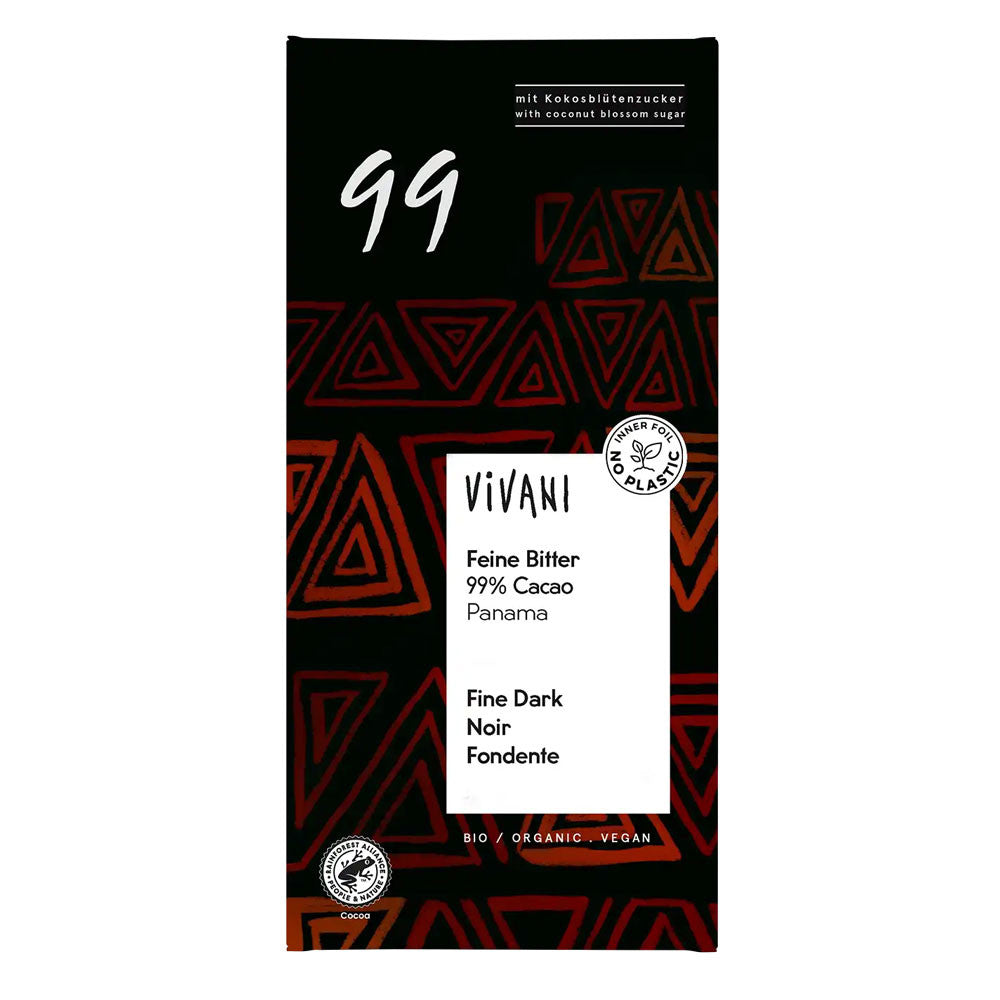 비바니 유기농 다크 99% 초콜릿 80g