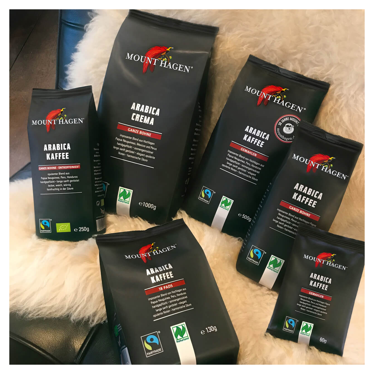 마운트하겐 유기농 아라비카 분말 커피 500g