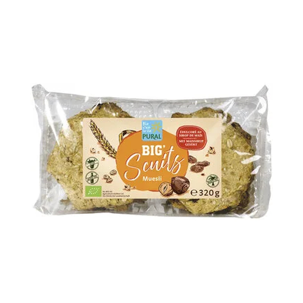 푸랄 빅스쿠츠 뮤즐리 쿠키 320 g