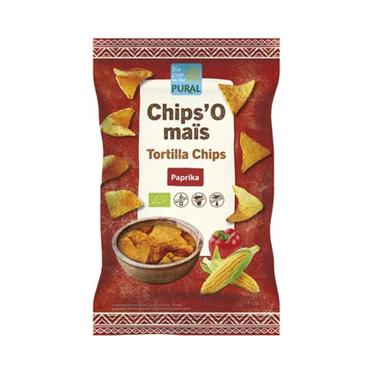 푸랄 칩스오메이스 파프리카 콘칩 125 g
