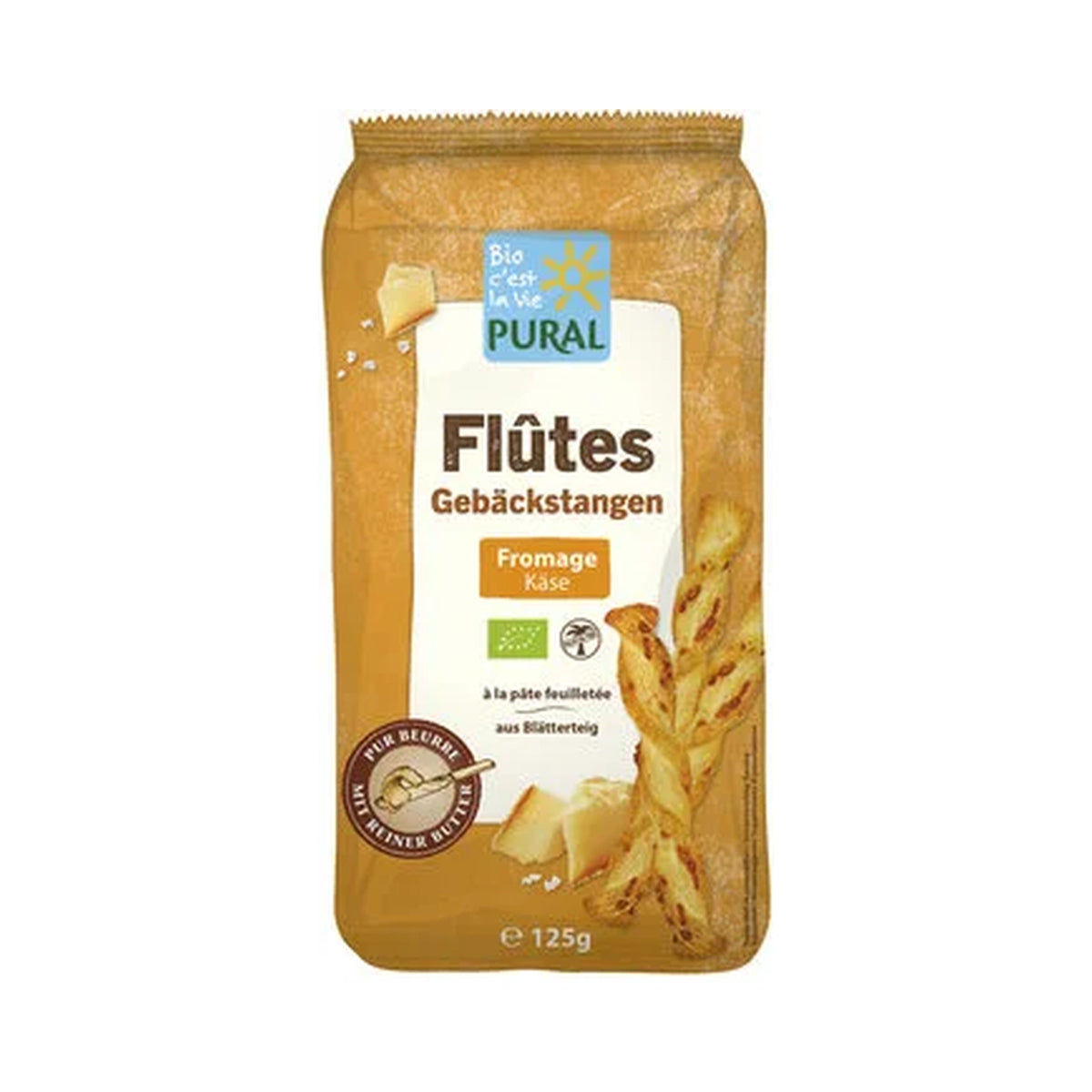 푸랄 플뤼트 치즈 과자 스틱 125 g