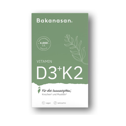바카나산 비타민 D3 + K2 캡슐 60정