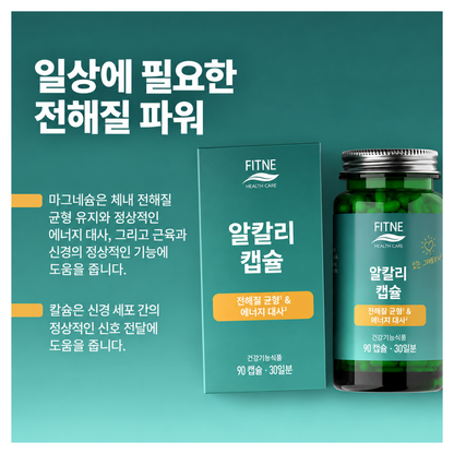 피트네 알칼리 밸런스 미네랄 90캡슐