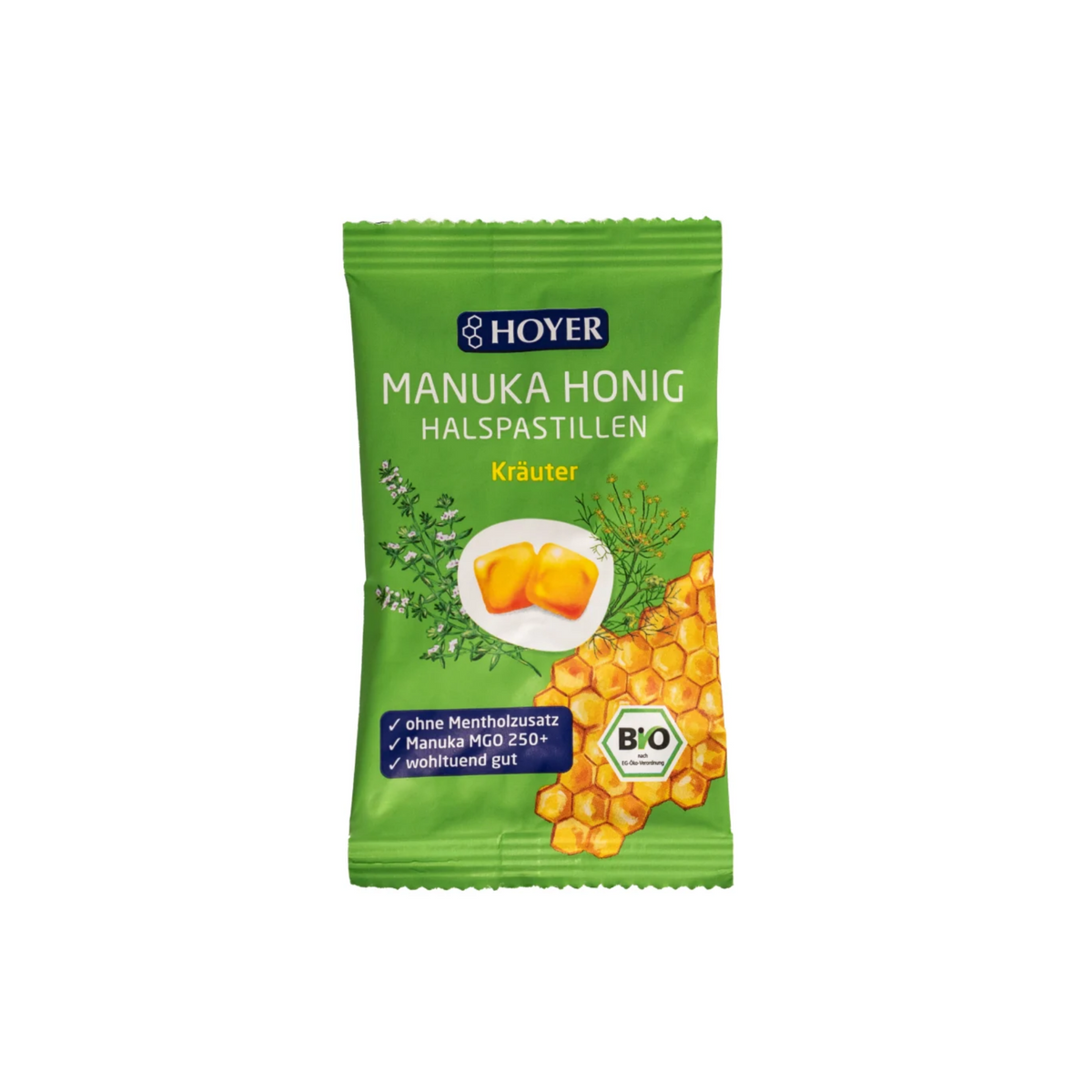 호야 마누카 꿀 MGO 250+ 허브 목캔디 30g