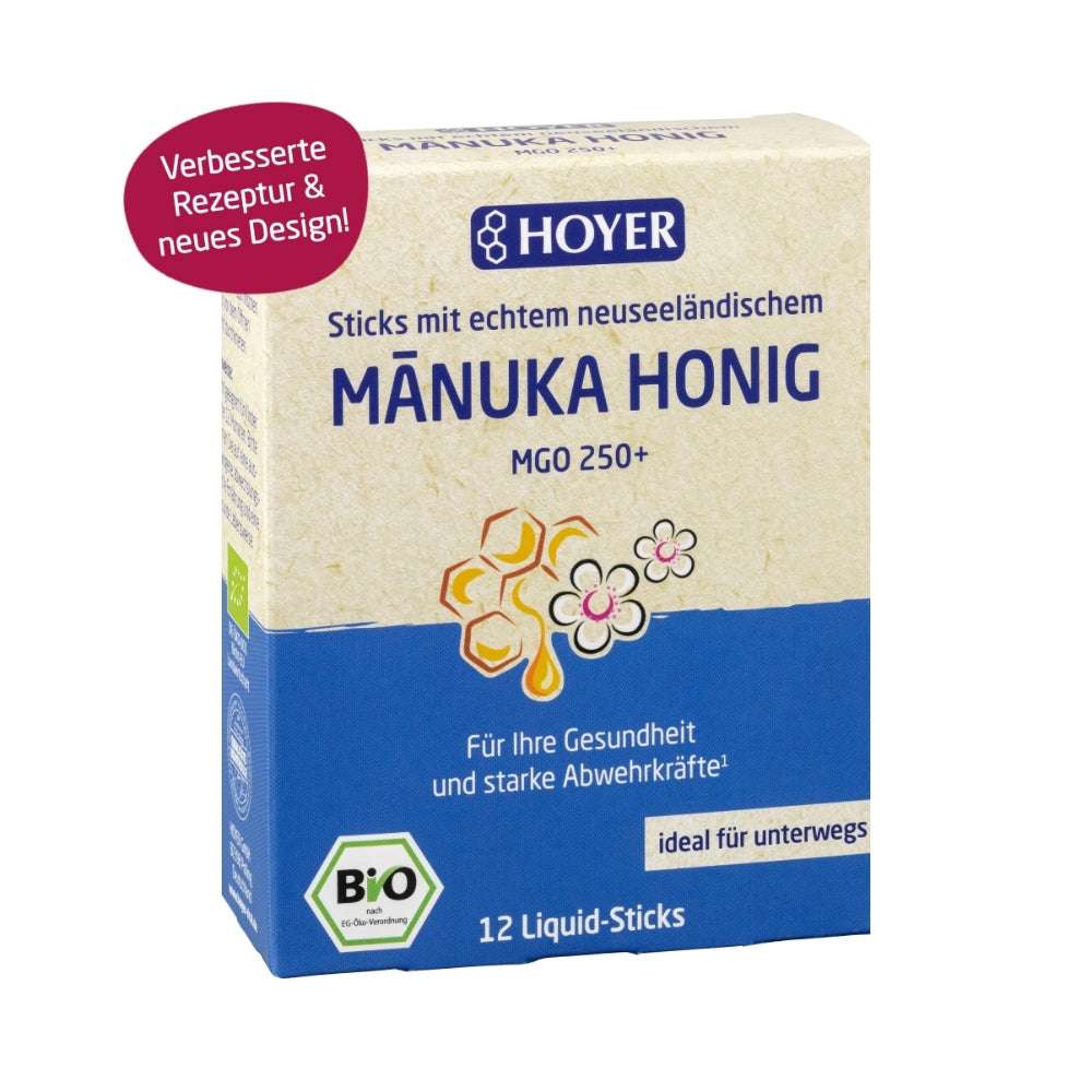 호야 마누카꿀 MGO 250+ 리퀴드 스틱 12개입 96g