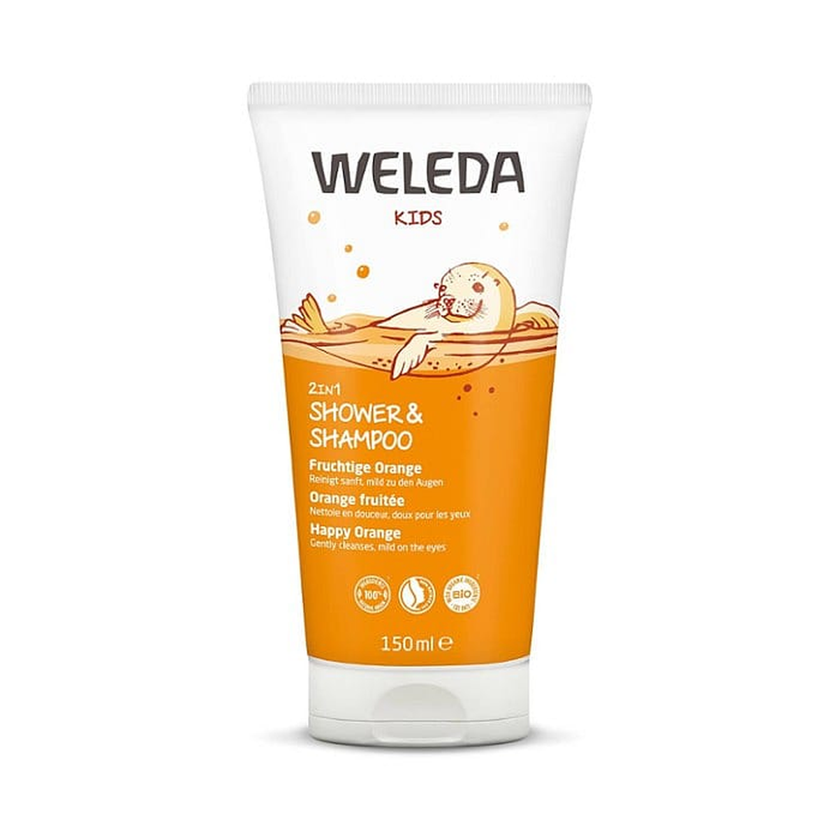 벨레다 키즈 2in1 샴푸 앤 바디워시 오렌지 150ml