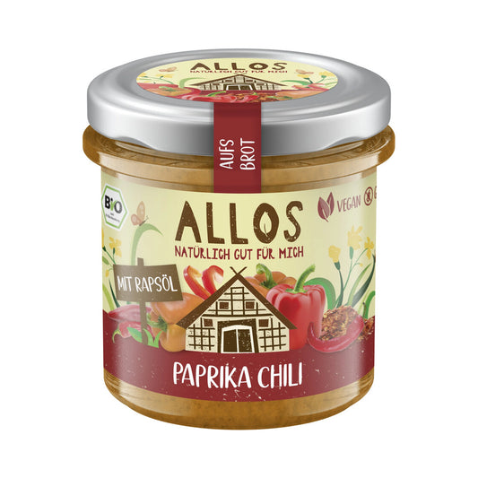 알로스 유기농 채소 스프레드 파프리카 · Chili 스프레드 140 g
