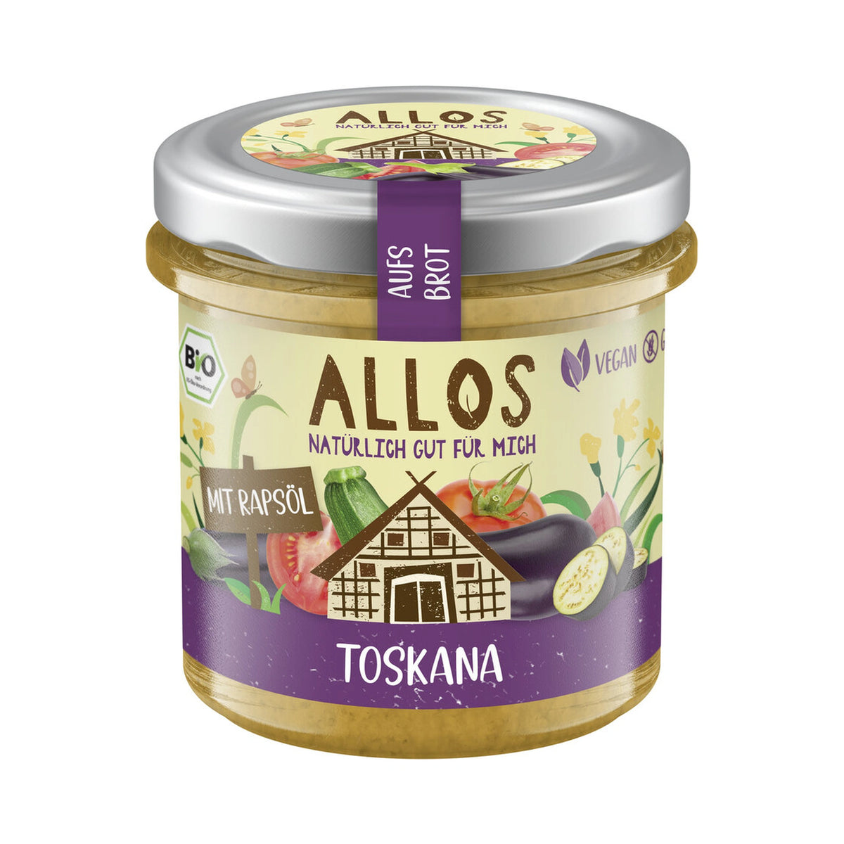 알로스 유기농 채소 스프레드 Toskana 스프레드 140 g