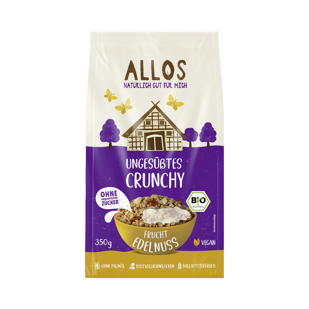 알로스 무가당 크런치 Frucht Edelnuss 350 g