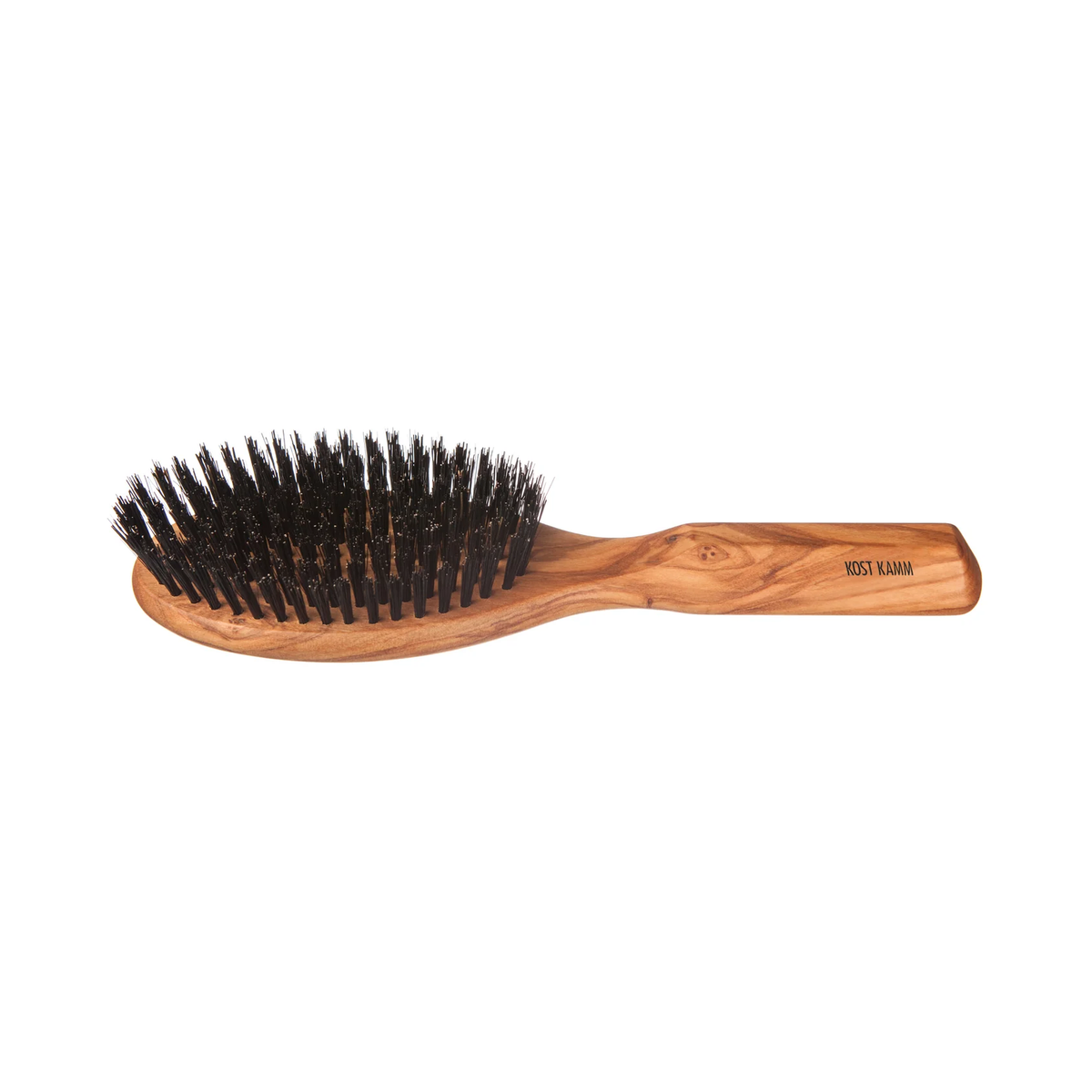 코스트캄 올리브나무 멧돼지털 오벌 헤어브러시 9열 22cm