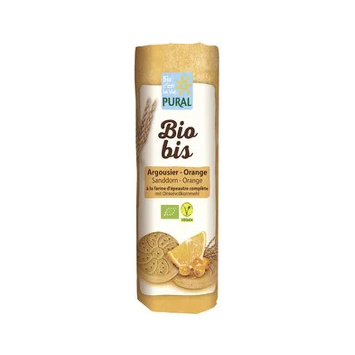 푸랄 비오비스 스펠트 산자나무 오렌지 샌드쿠키 300 g