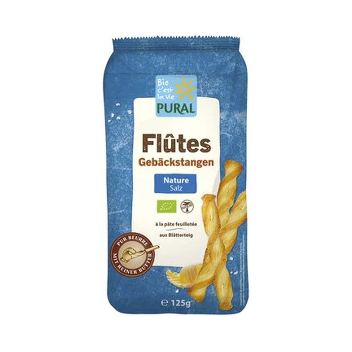 푸랄 플뤼트 소금 과자 스틱 125 g
