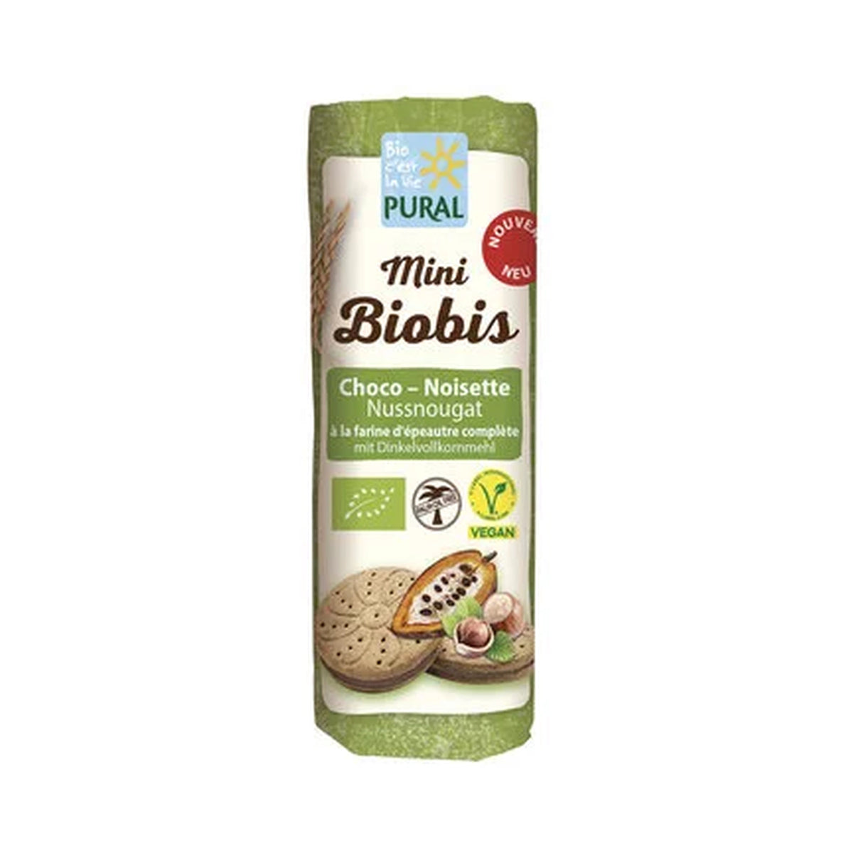푸랄 미니 비오비스 스펠트 헤이즐넛 누가 샌드쿠키 85g